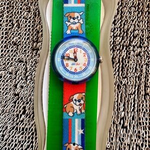 Colorful Dog Print Watch